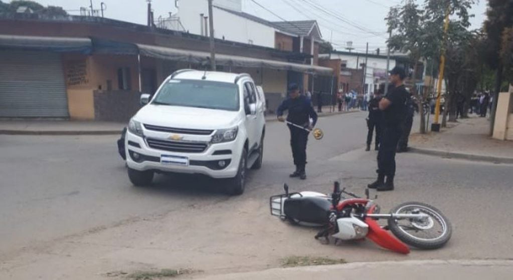Una niña de cuatro años murió en un choque entre un auto y una moto. (Policía de Salta)