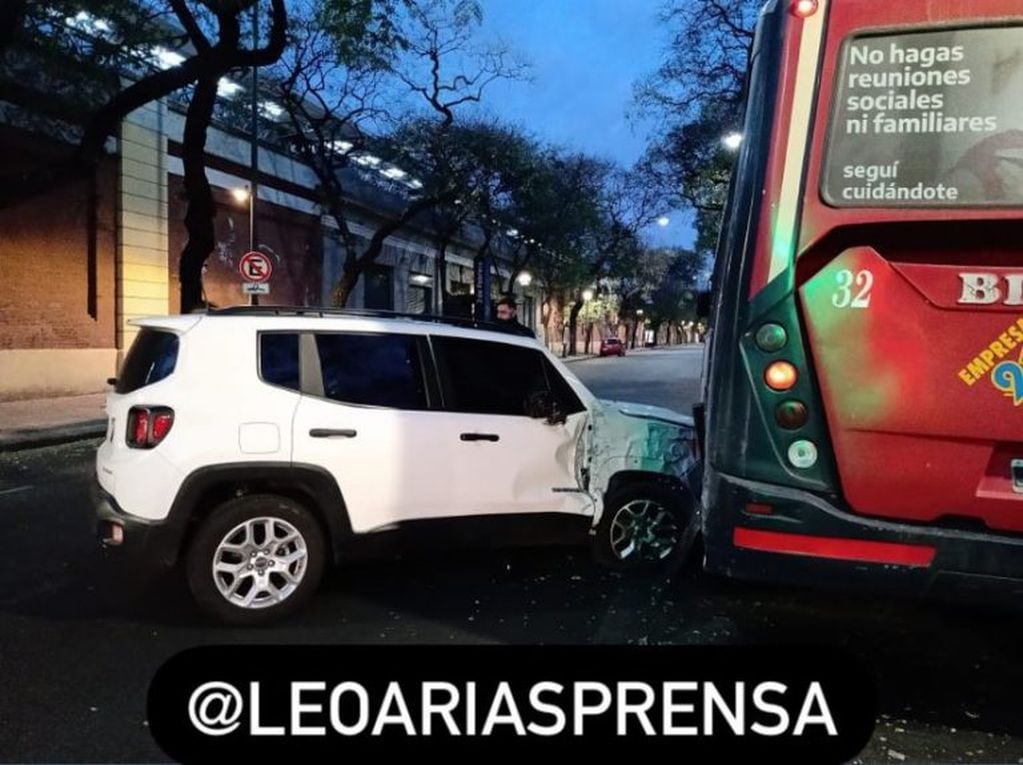 El accidente que sufrió Romina Malaspina. (Twitter: @leoariasprensa)