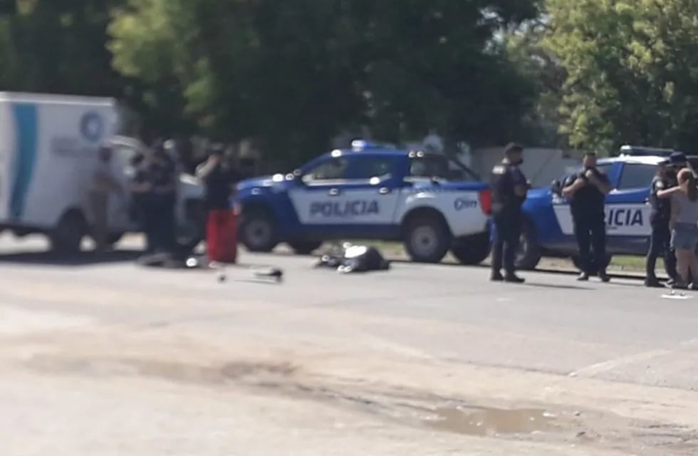 Siniestro vial. Murió un motociclista en Villa María. (Foto / Policía de Córdoba)