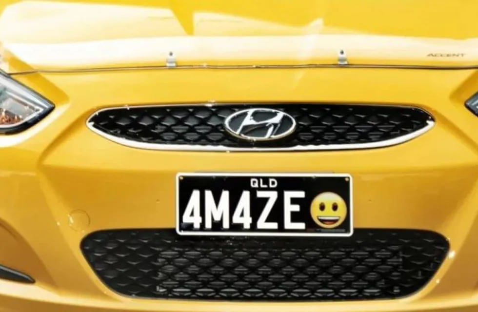 Australia permitirá a los conductores usar emojis en las patentes de sus autos