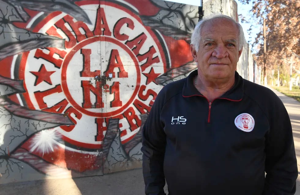 Rafael Giardini ex jugador de fútbol y presidente del club Huracán Las Heras.