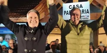 Elecciones 2023 en Córdoba: festejo de Martín Llaryora por “un domingo de muchos triunfos”.