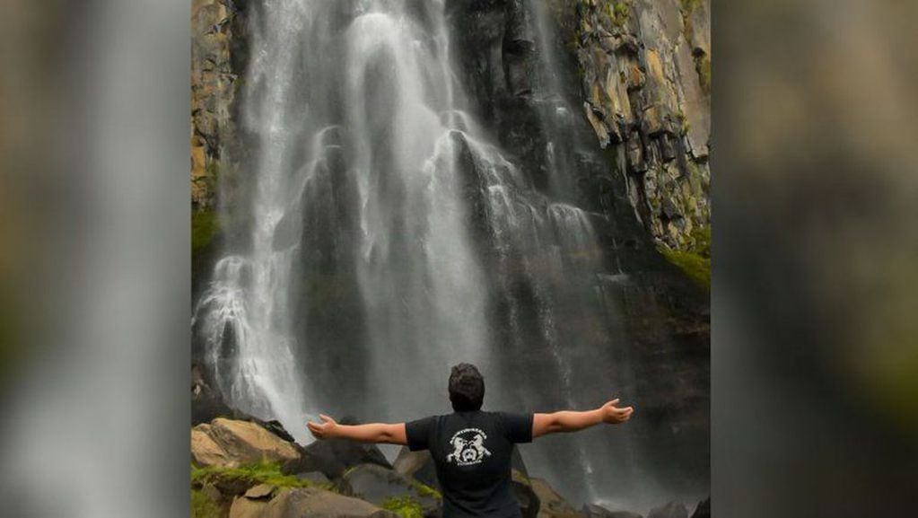 Los turistas compartieron sus imágenes de la cascada La Fragua en las redes.