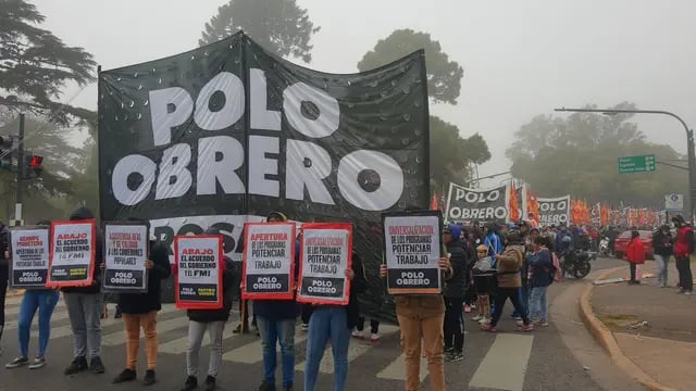 Marcha del Polo Obrero en Rosario