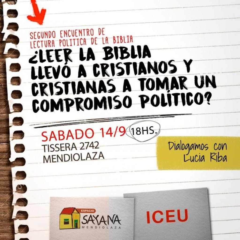 Seminario de Biblia y Política.