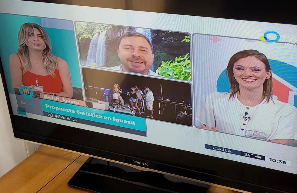 El destino Puerto Iguazú fue destacado en el programa "En Casa" de Canal 7 Tv Pública.