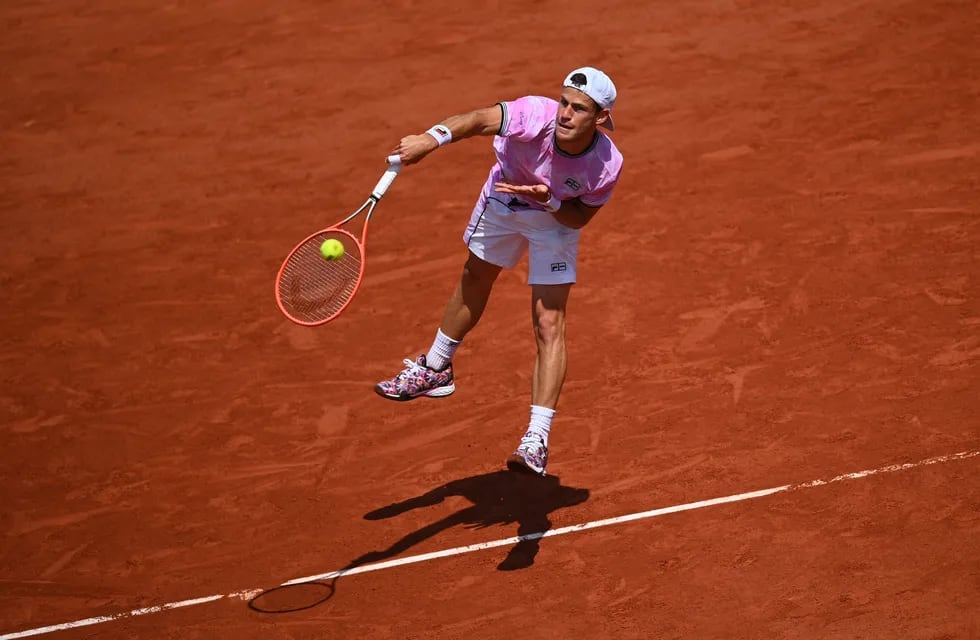 Diego Schwartzman se mide por octavos de final de Roland Garros ante Jan-Lennard Struff.