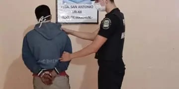 San Antonio: detuvieron a un joven por incumplir una prohibición de acercamiento hacia su expareja