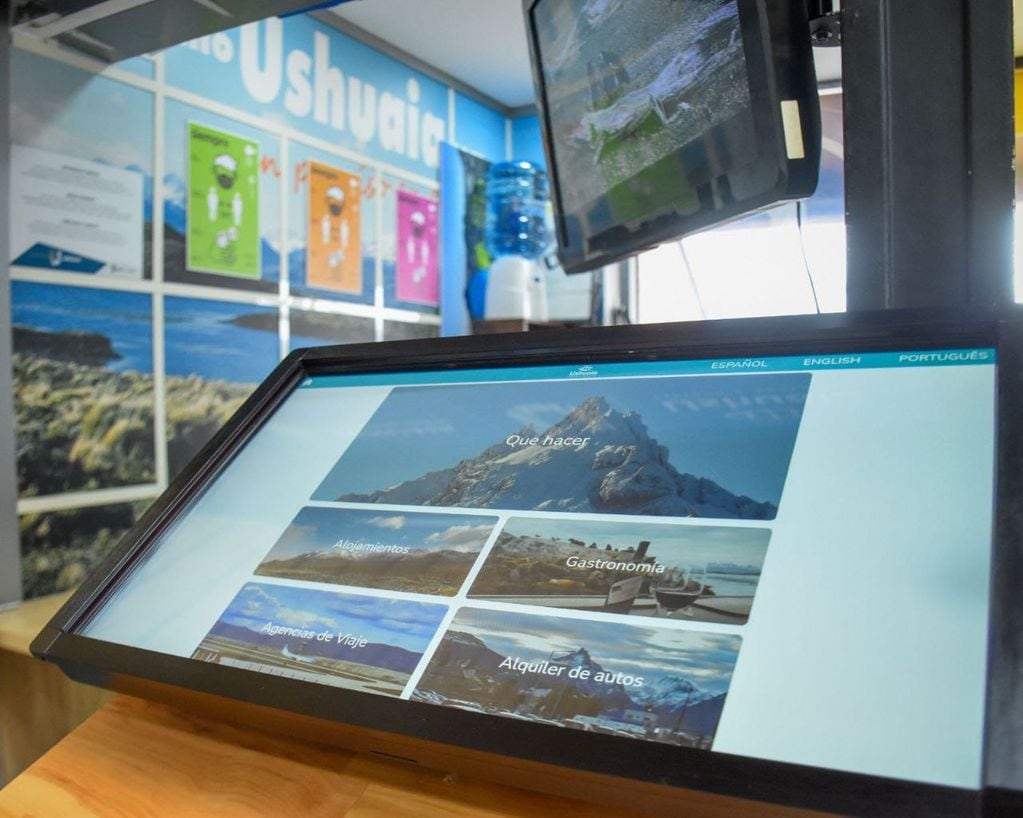 Modernizaron la oficina de información en el aeropuerto Islas Malvinas