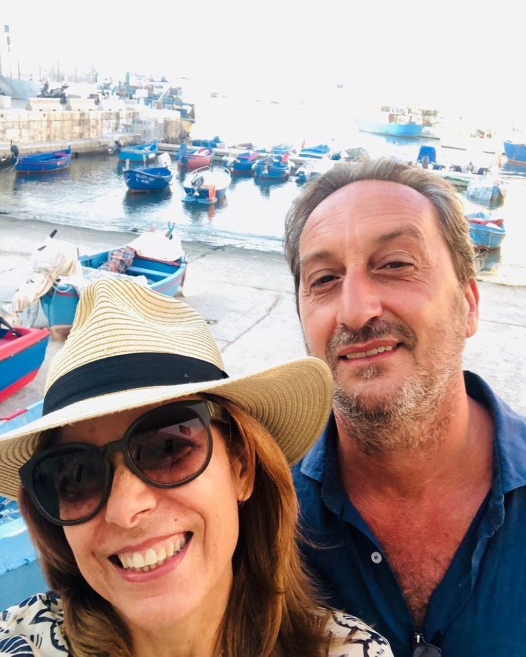 Iliana Calabró viajó a Italia junro a su pareja Antonello Di Poggio Franco (Foto: Instagram/ iliana_calabro)