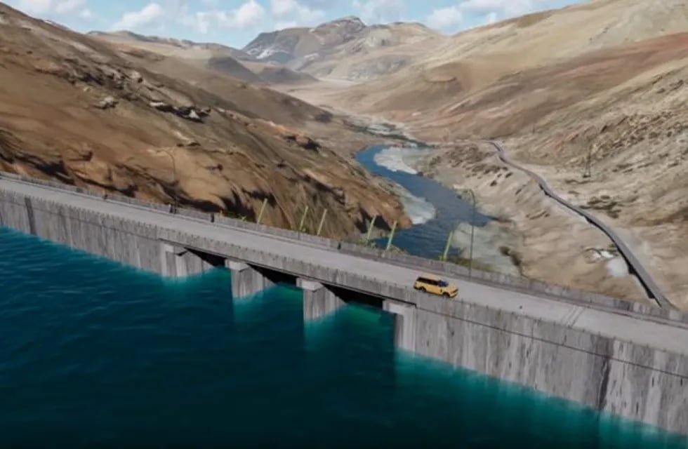 Portezuelo del Viento, central hidroeléctrica que se construirá en Mendoza.