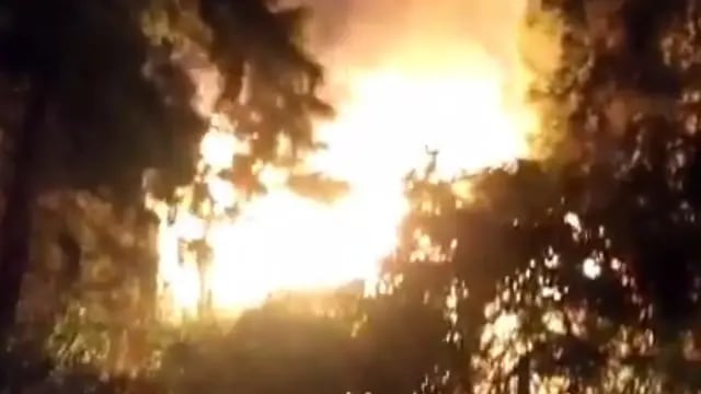 Incendio en un vagón del parque Scalabrini Ortiz