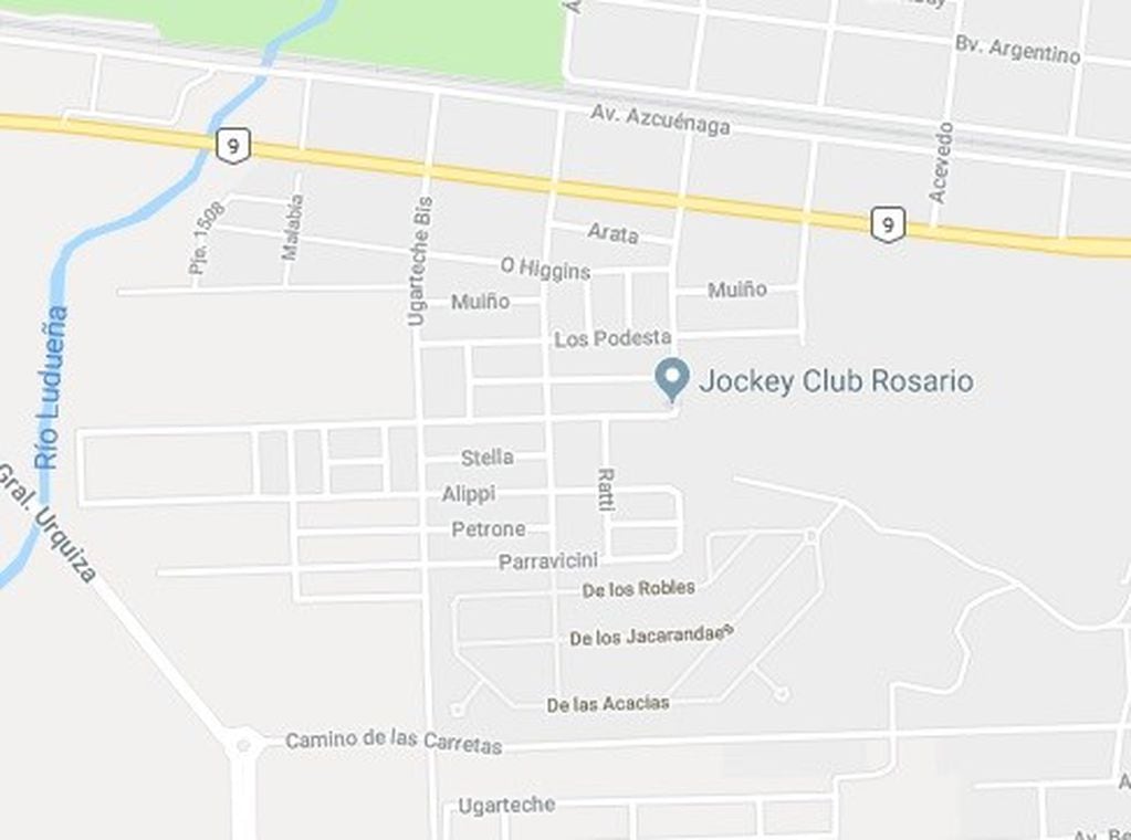 Cortes del servicio de luz en Rosario para este miércoles. (Google Maps)