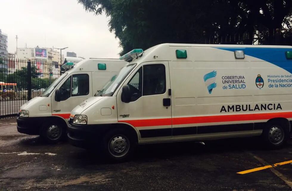 Donanción de ambulancias del SAME para la Provincia.