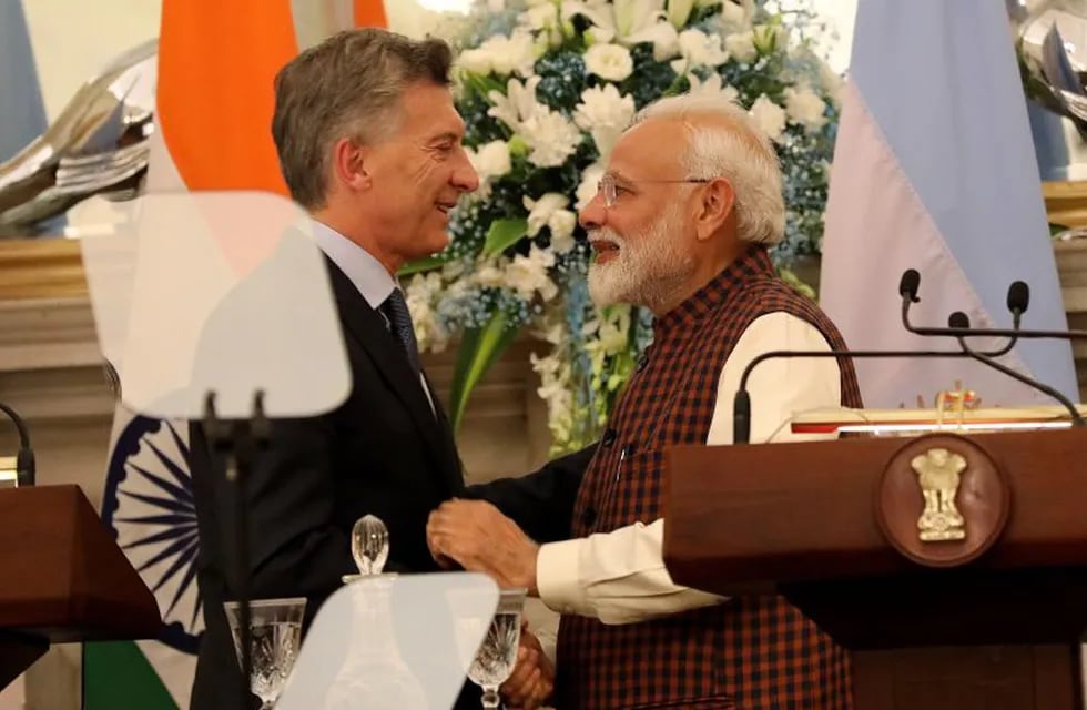 Los 10 acuerdos bilaterales que firmó Macri en la India. (EFE)