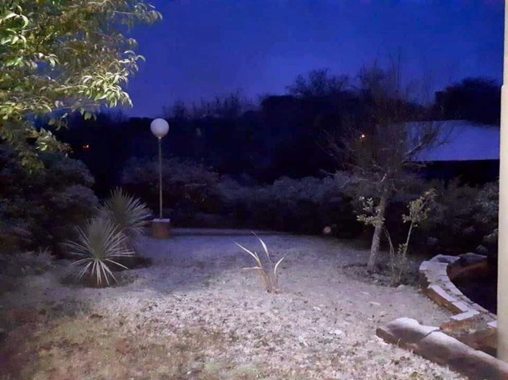 Así nevó en San Luis por segunda vez en el año.