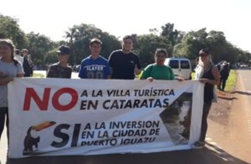 Vecinos contra las concesiones en el Parque Nacional Iguazú. (MisionesOnline)