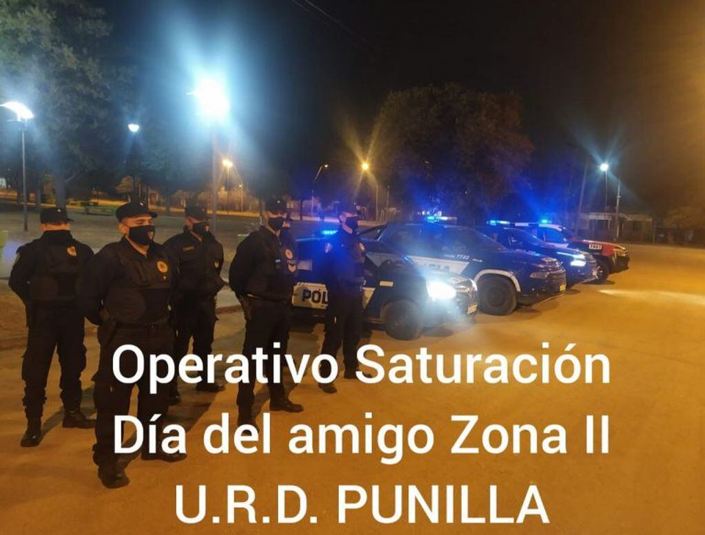 Operativos de control por el "Día del Amigo". (Foto: prensa Departamental Punilla).