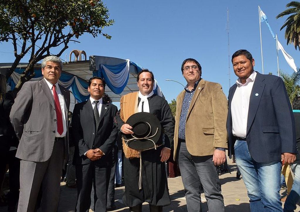 Los dirigentes de “Unión Por Jujuy” respondieron a la invitación para compartier un almuerzo con los integrantes del Fortín Gaucho “Ledesma".