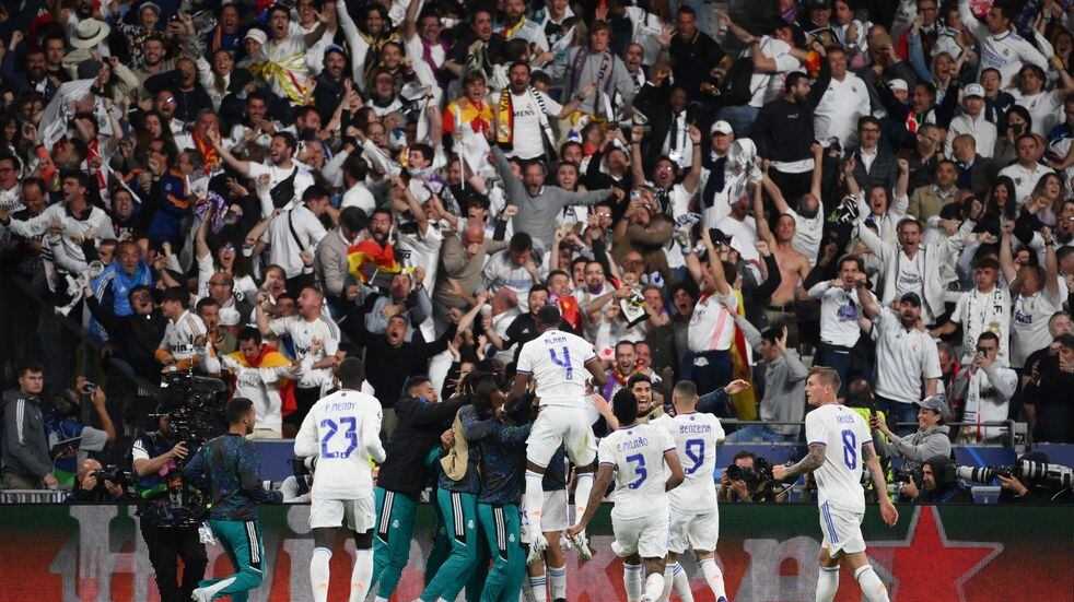 Los festejos del Real Madrid tras la conquista de la Champions League.