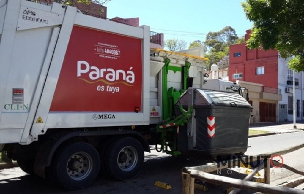 Recolección de residuos, Paraná.