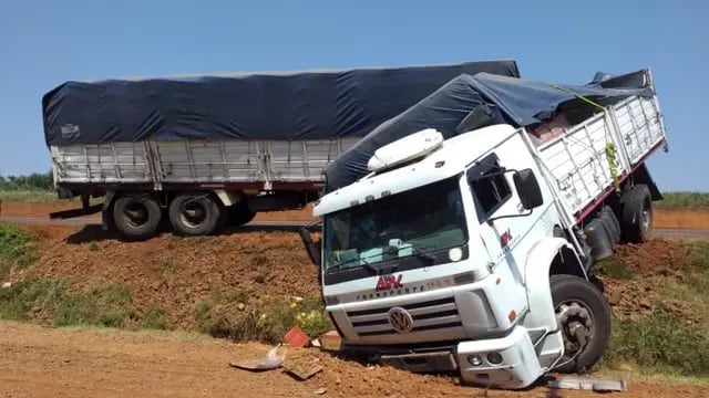 Siniestro vial en Garupá dejó daños materiales