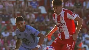 Matías García anotó un gol olímpico para Belgrano