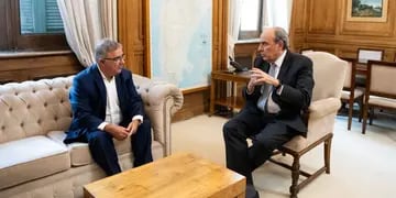 Jalil se reunió con Franco en el Ministerio del Interior