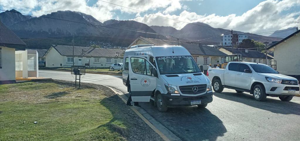 La comitiva de la Municipalidad de Tolhuin, acompañó las inauguraciones en la ciudad de Ushuaia. 