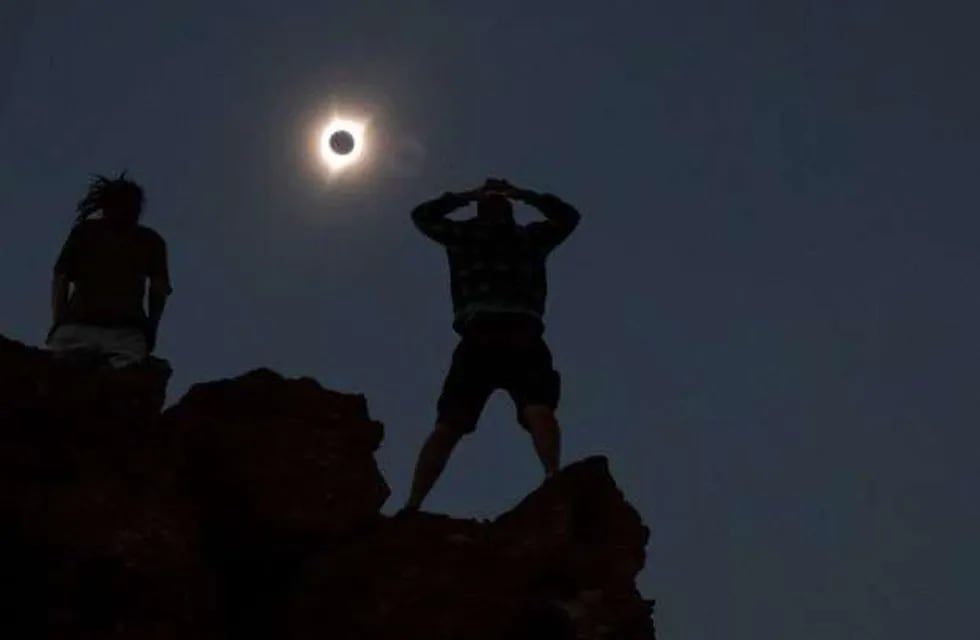 Eclipse solar en San Juan.