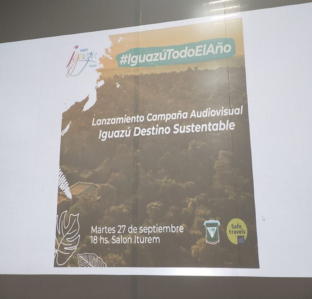 Lanzan la campaña “Iguazú Destino Sustentable”.