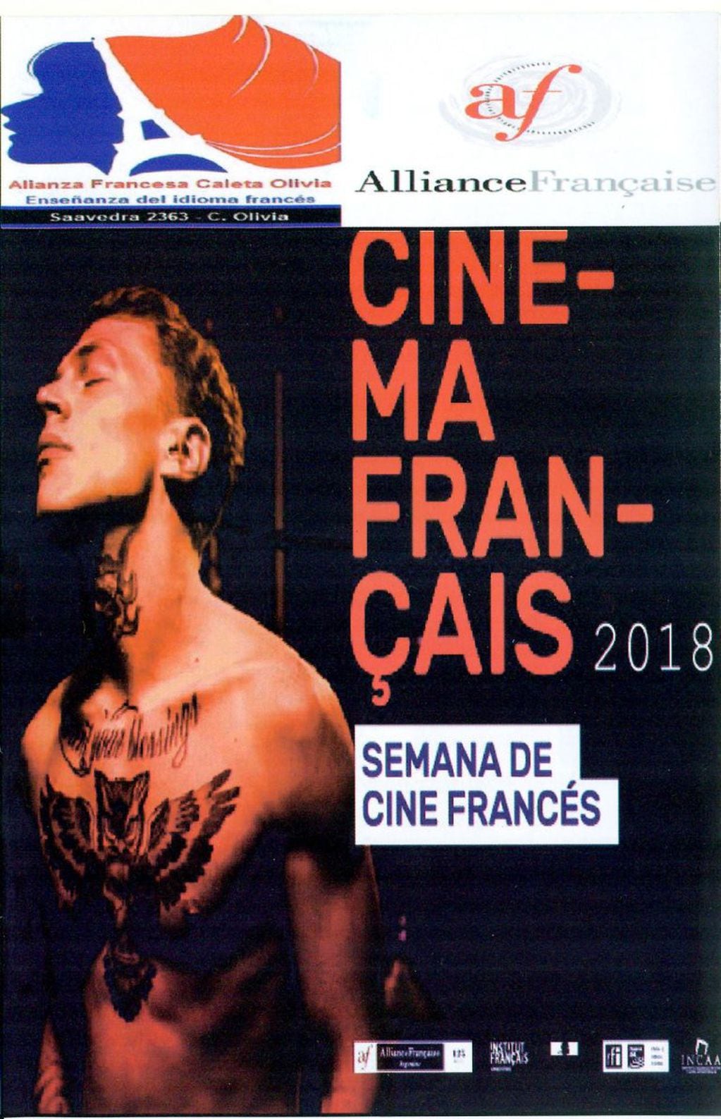 Programa semana del cine francés Caleta Olivia