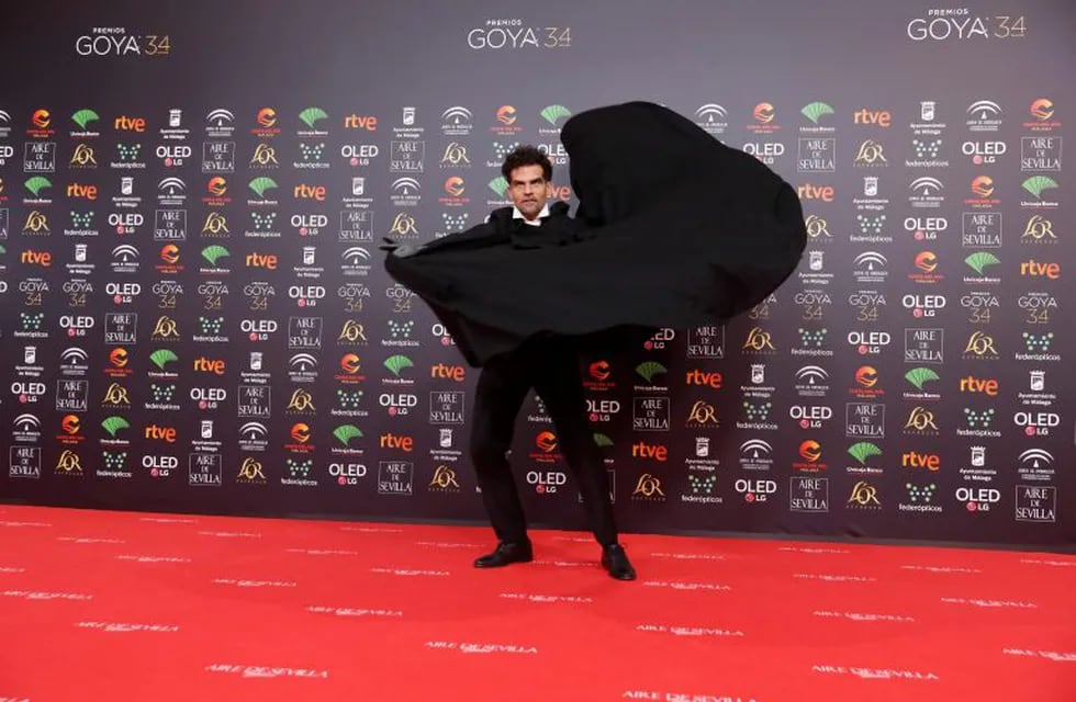 El bailarín de flamenco Antonio Najarro, en los Premios Goya 2020. (Jorge Zapata, EFE).
