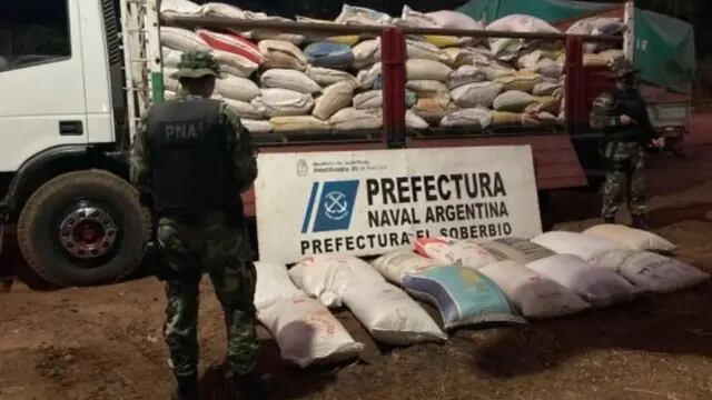 Casi 12 toneladas de soja ilegal fueron incautadas en El Soberbio