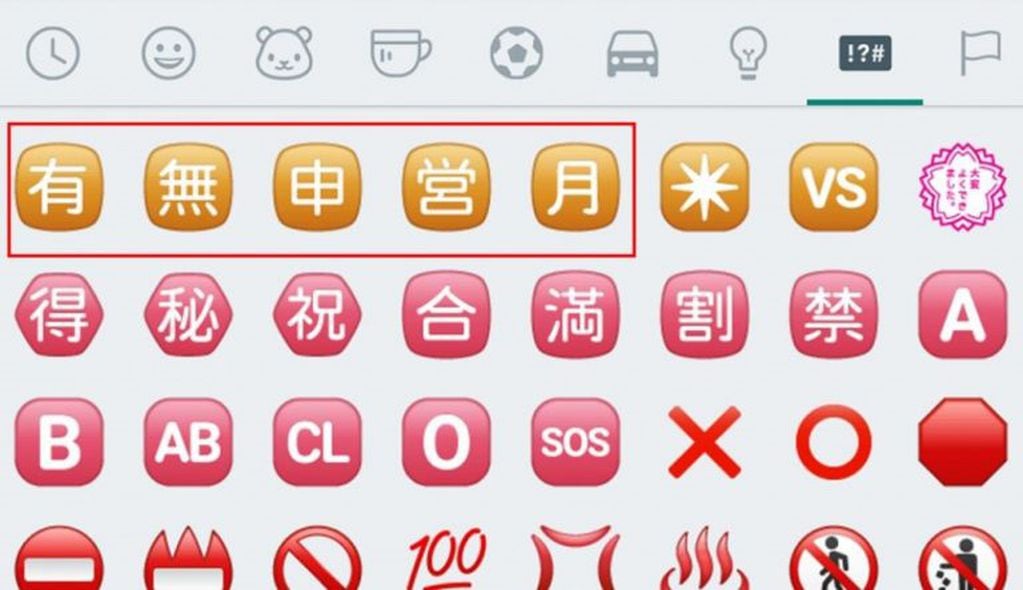 Emojis japoneses y su significaodo.