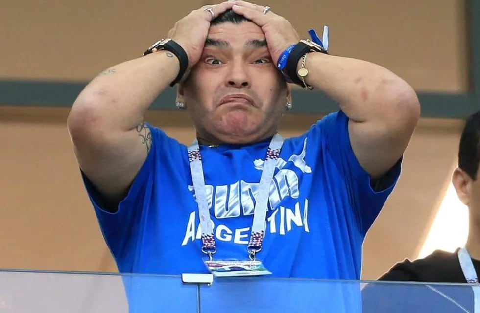 De la euforia al llanto: así vivió el partido Diego Maradona.