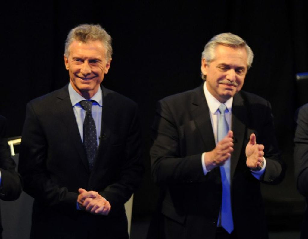 Mauricio Macri y Alberto Fernández. (Foto: Federico López Claro)