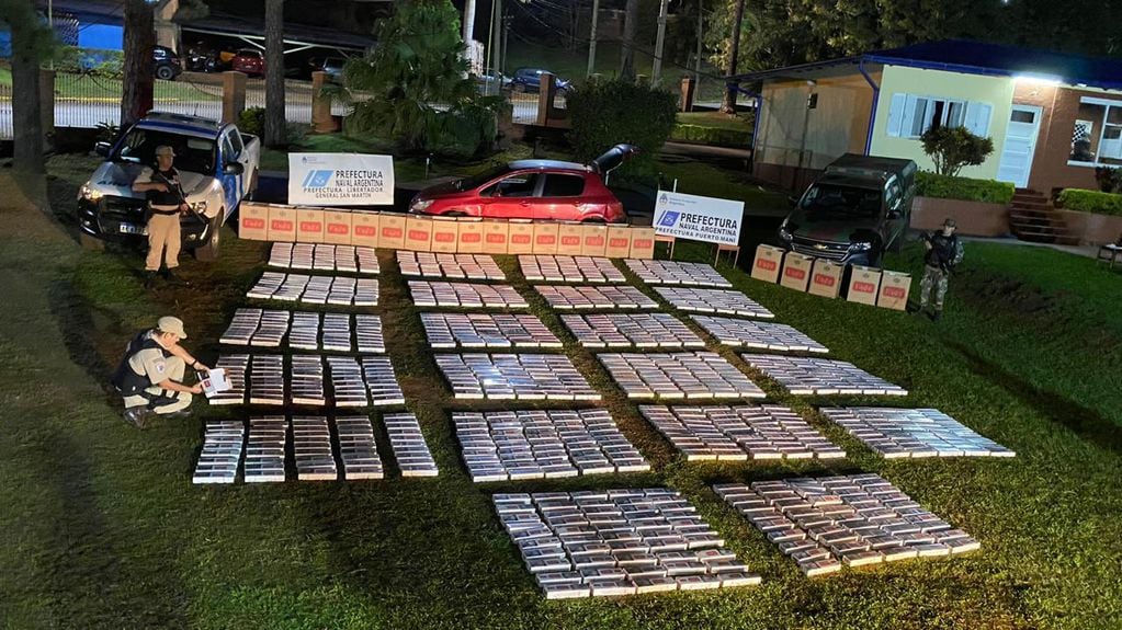 Jardín América | Secuestraron un cargamento de cigarrillos de contrabando valuado en casi $5 millones