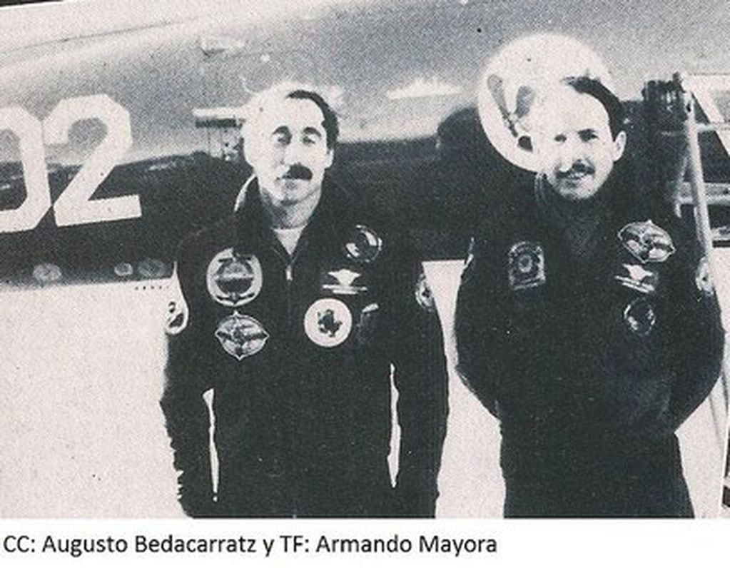 Augusto Bedacarratz junto a Armando Mayora (Web)