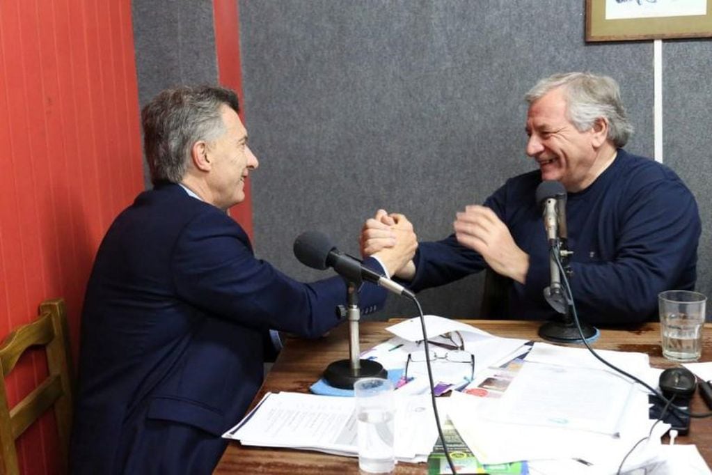 La semana pasada, Macri había realizado una visita sorpresa a la FM Música 100.9 de Trenque Lauquen (Foto: lanoticia1)