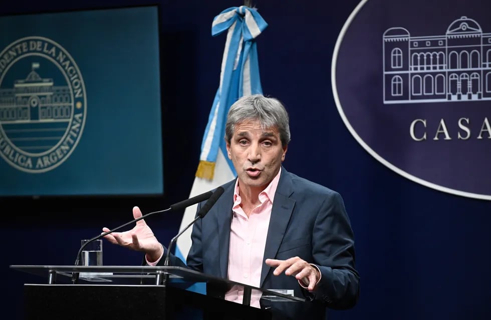 El ministro de Economía, Luis Caputo, celebró el 11% de inflación (Gentileza Clarín)