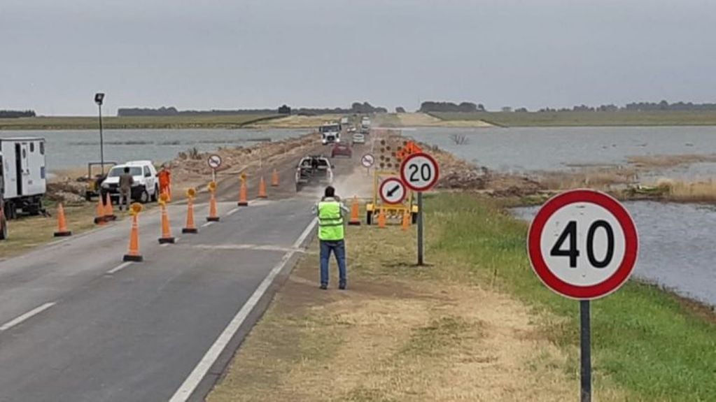 Finalmente se habilitó el tránsito en la ruta 3