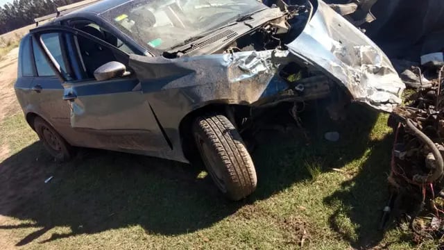 Autos involucrados en un trágico accidente