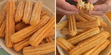 Perfectos para los días de lluvia y con tres ingredientes: receta de churros súper fácil