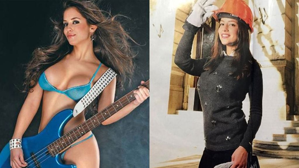 Las dos versiones de Camila (fotos: revistas Maxim y Caras)