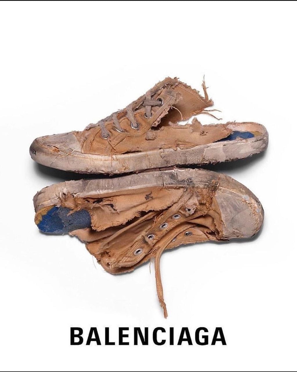 Las imágenes promocionales que publicó Balenciaga generaron todo tipo de opiniones.