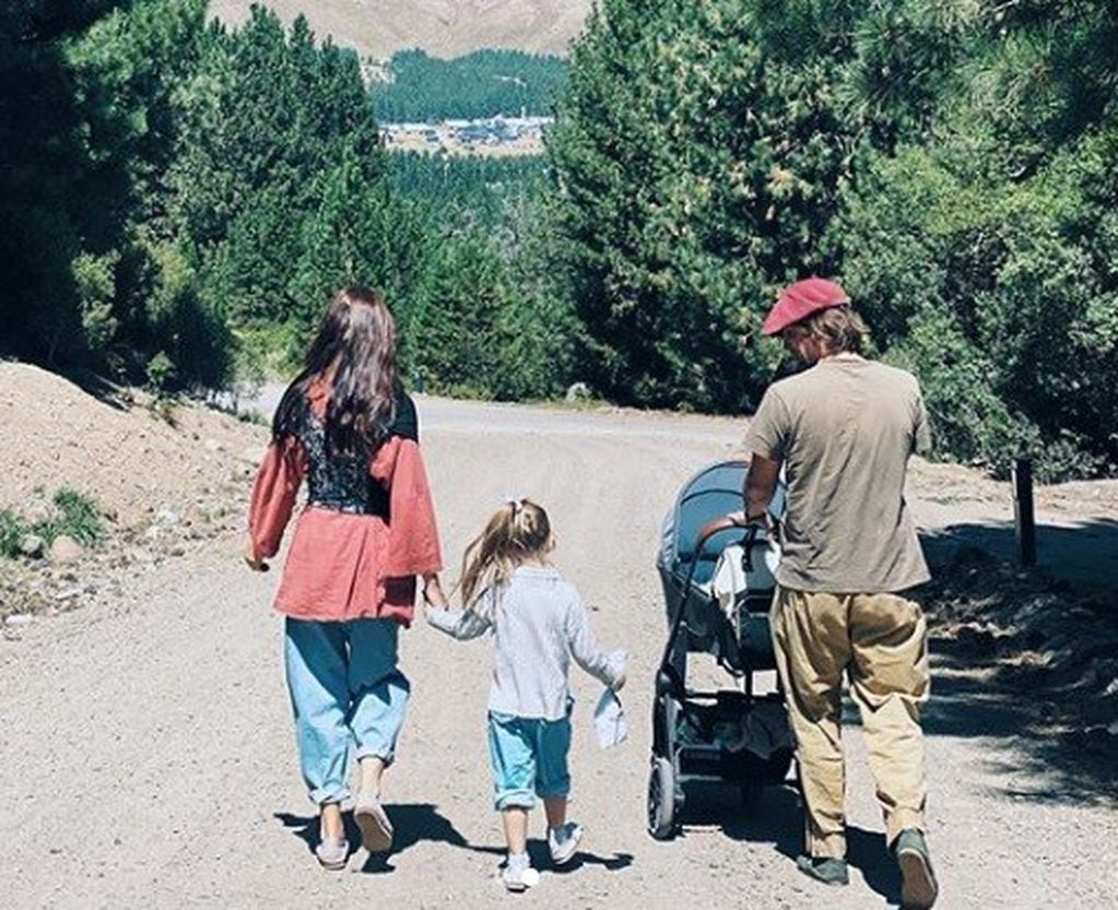 La familia von Plessen-Nara en San Martín de los Andes. (Instagram)