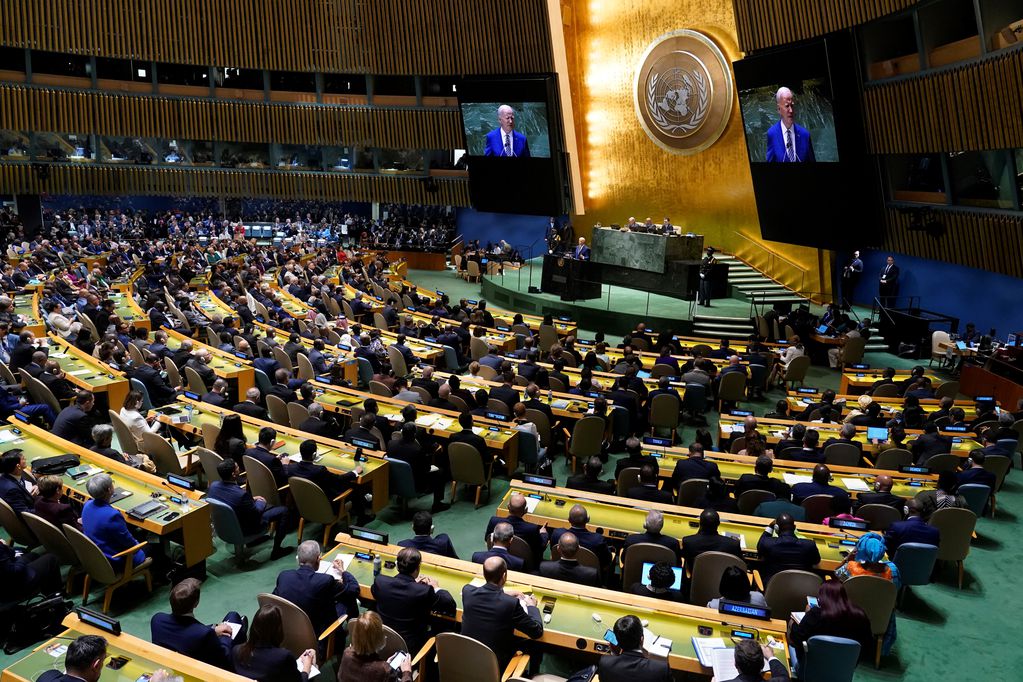 La Asamblea de la ONU.