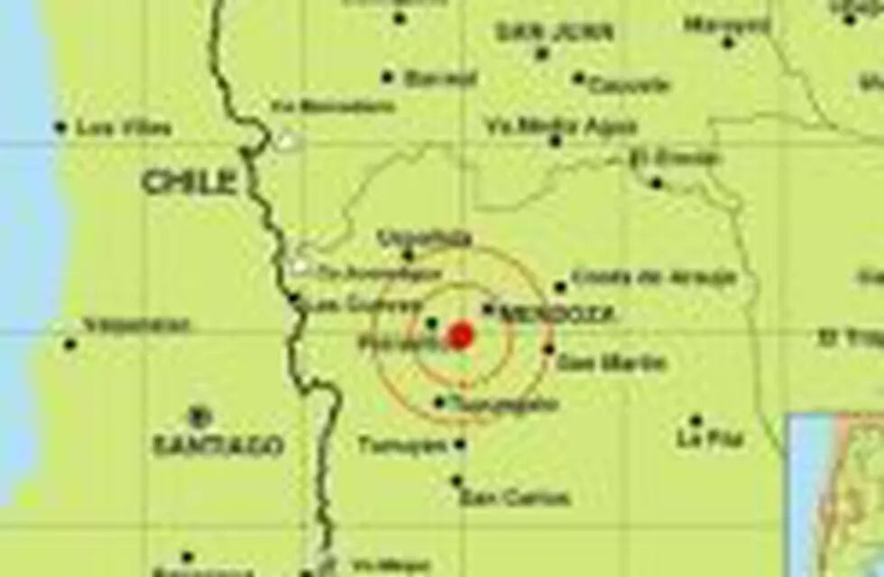 A las 21.24  se produjo un sismo que se percibió en el Gran Mendoza.