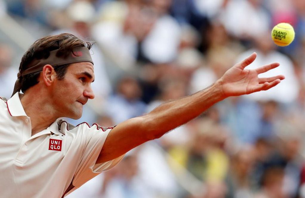 Roger Federer en Roland Garros. Foto: Christian Hartmann/REUTERS.